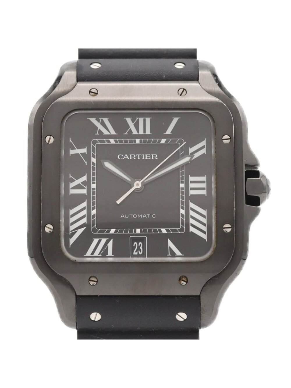 Cartier Santos LM Adlc SS Automatic Watch